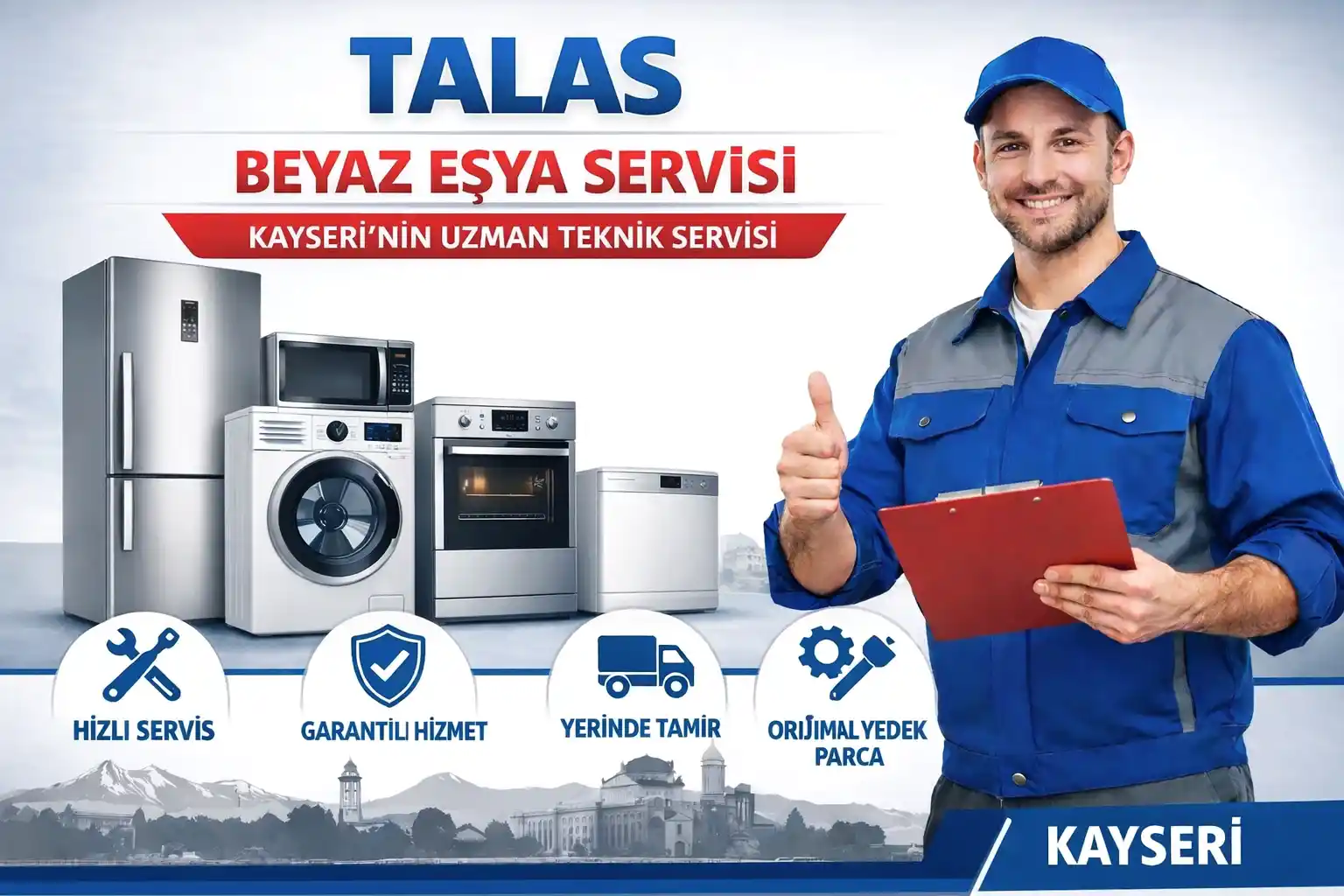 Talas Beyaz Eşya Servisi