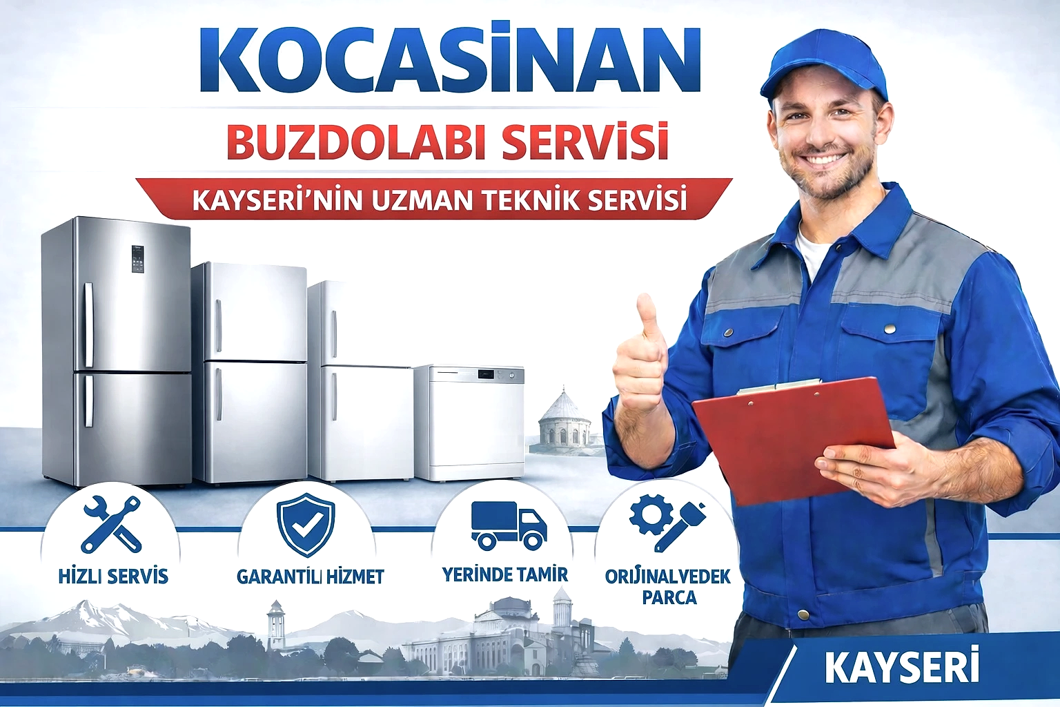 Kocasinan Buzdolabı Servisi