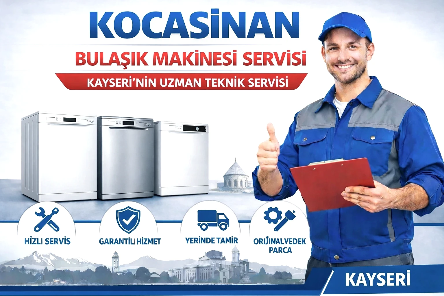 Kocasinan Bulaşık Makinesi Servisi