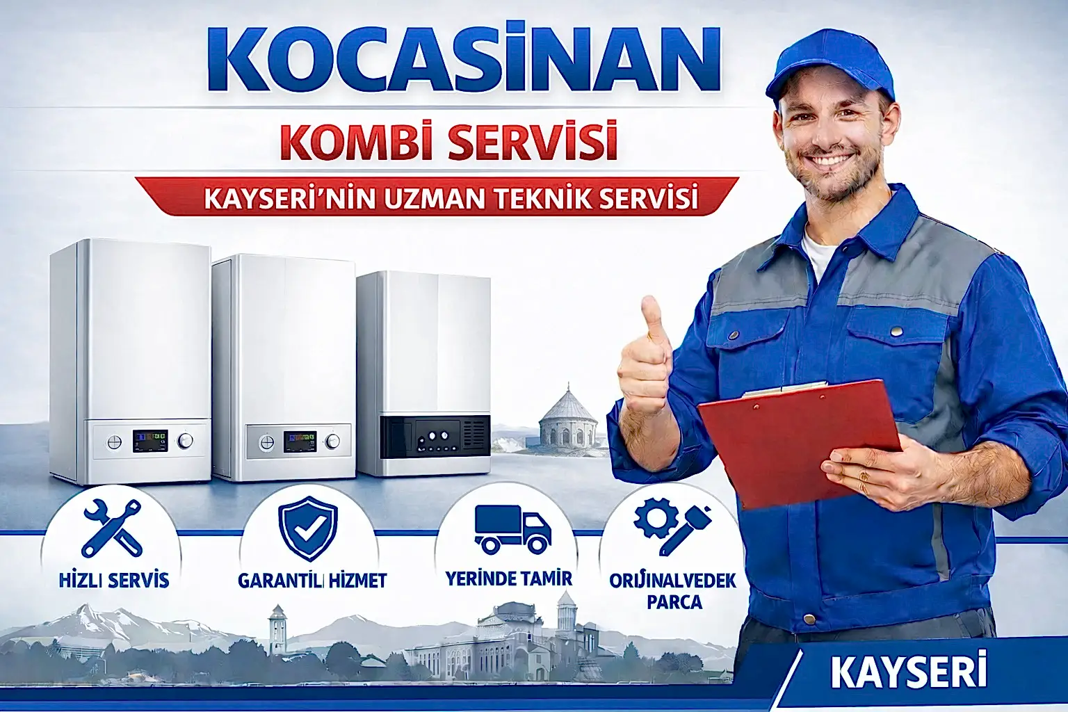 Kocasinan Kombi Servisi